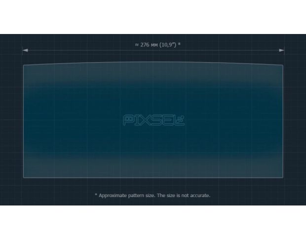 Захисне скло Pixsel на монітор FERRARI PUROSANGUE 11.9“ 2023 - (гібридне глянець)