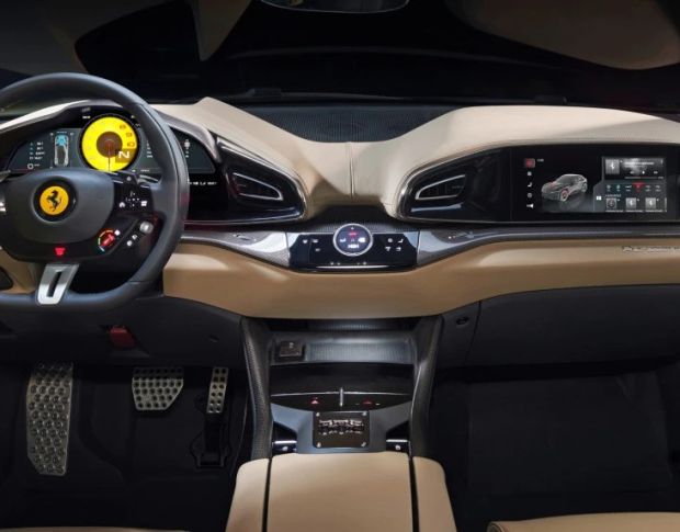 Захисне скло Pixsel на монітор FERRARI PUROSANGUE 11.9“ 2023 - (гібридне глянець)