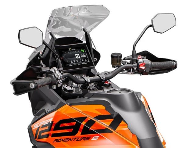 Защитное стекло Pixsel на спидометр мотоцикла KTM 1290 SUPER ADVENTURE S 8.7“ (гибридное глянец)