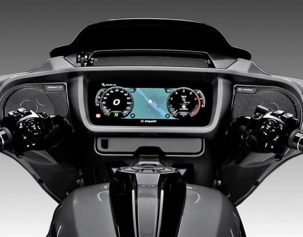 Защитное стекло Pixsel на спидометр мотоцикла HARLEY-DAVIDSON 2023 CVO STREET GLIDE 13.4“ (гибридное глянец)