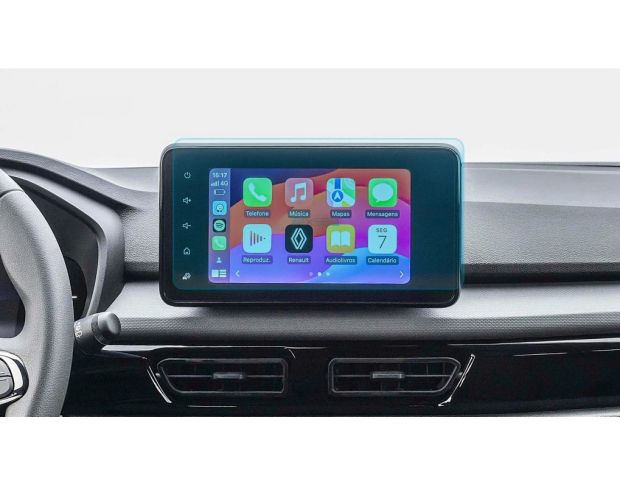 Защитное стекло Pixsel на монитор RENAULT KARDIAN 11.2“ 2024 - (гибридное глянец)