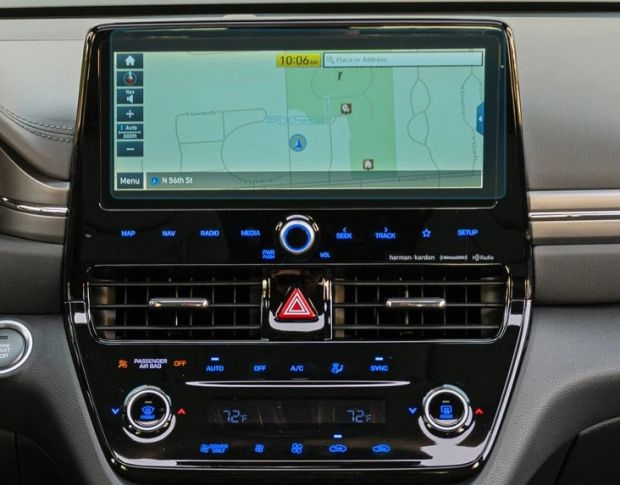 Захисне скло Pixsel на монітор HYUNDAI IONIQ  11.2“ 2019 - 2022 (гібридне глянець)