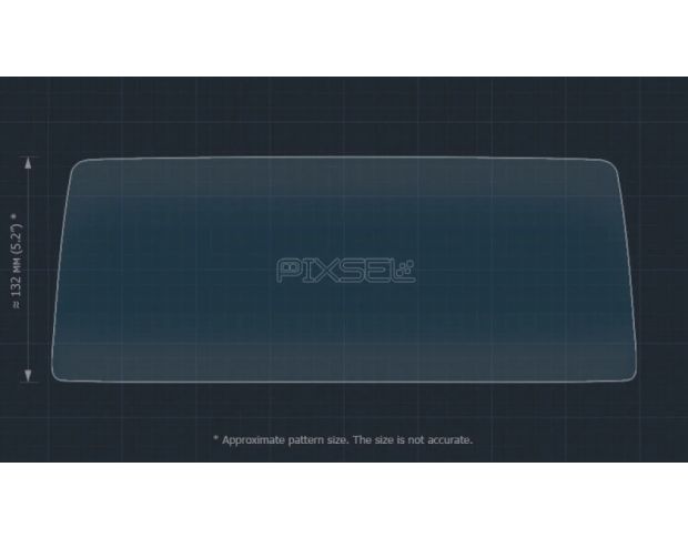 Защитное стекло Pixsel на монитор BMW 5 / M5 14.7“ 2017 - 2020 (G30, G31, G38, F90) (гибридное глянец)