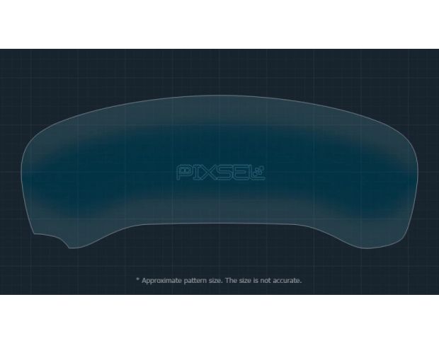 Защитное стекло Pixsel на приборную панель BMW 5 / M5 14.3“ 2017 - 2020 (G30, G31, G38, F90) (гибридное мат)