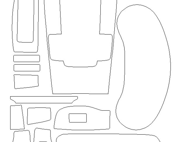 Викрійка для салону MAZDA 3 2024 -