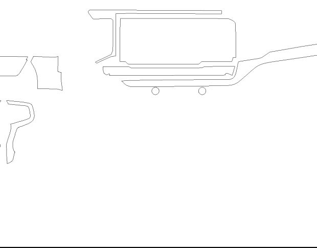 Комплект выкроек для салона CHEVROLET SILVERADO 1500 2024 -