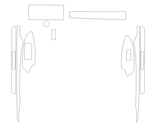 Викрійка для салону LEXUS RC F 2024 -