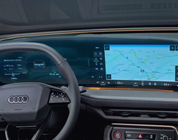 Захисне скло Pixsel на панель приладів AUDI Q5/SQ5 32.2“ 2024 - (гібридне глянець)