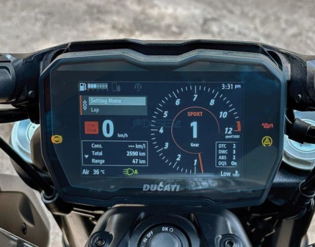 Защитное стекло Pixsel на спидометр мотоцикла DUCATI DIAVEL V4 7.1“ (гибридное глянец)