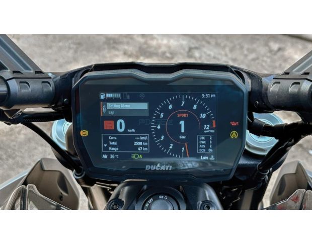 Защитное стекло Pixsel на спидометр мотоцикла DUCATI DIAVEL V4 7.1“ (гибридное глянец)