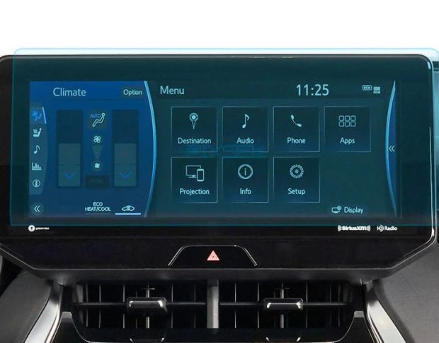 Захисне скло Pixsel на монітор TOYOTA VENZA 14.9“ 2021 - 2025 (гібридне глянець)