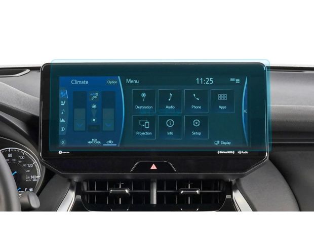 Захисне скло Pixsel на монітор TOYOTA VENZA 14.9“ 2021 - 2025 (гібридне глянець)