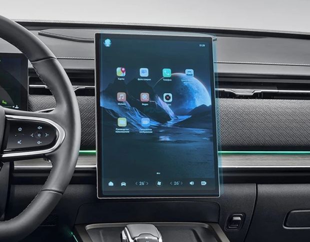Захисне скло Pixsel на монітор JAECOO 7 14.2“ 2023 - (гібридне глянець)