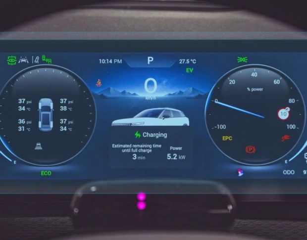 Защитное стекло Pixsel на приборную панель JAECOO 7 11.5“ 2023 - (гибридное мат)
