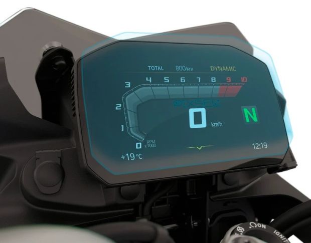 Захисне скло Pixsel на спідометр мотоцикла BMW F750/800/850 GS 8.6“ (гібридне глянець)