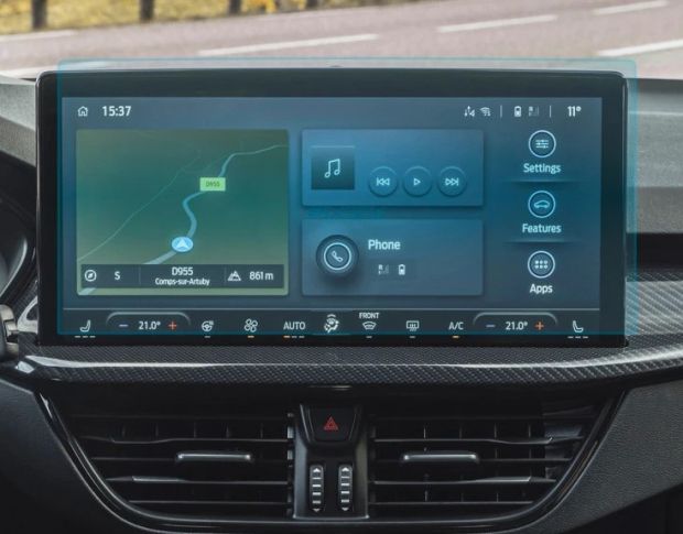 Захисне скло Pixsel на монітор FORD FOCUS 14.2“ 2022 - (гібридне глянець)