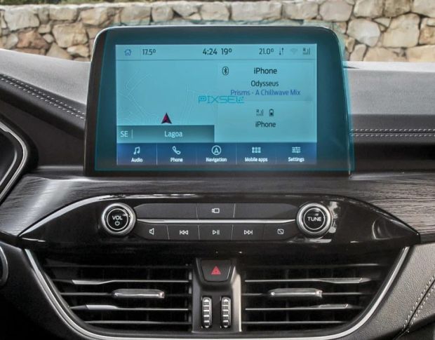 Захисне скло Pixsel на монітор FORD FOCUS 10.2“ 2018 - 2022 (гібридне глянець)