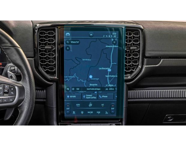 Захисне скло Pixsel на монітор FORD RANGER 13“ 2023 - (гібридне глянець)
