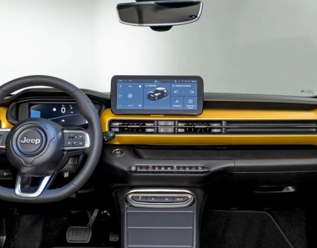 Защитное стекло Pixsel на монитор JEEP AVENGER 11.7“ 2023 - (гибридное глянец)