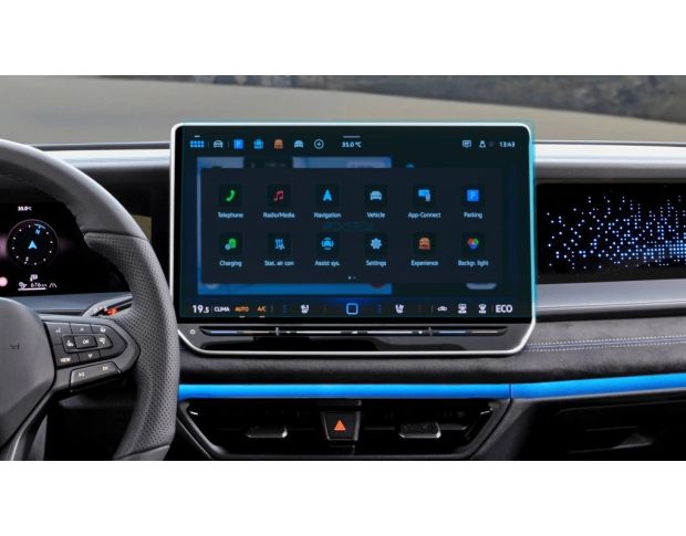 Захисне скло Pixsel на монітор VOLKSWAGEN TAYRON 16“ 2025 - (гібридне мат)