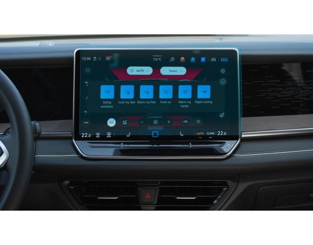 Защитное стекло Pixsel на монитор VOLKSWAGEN TAYRON 14“ 2025 - (гибридное глянец)