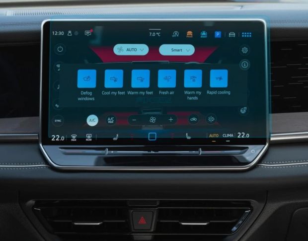 Защитное стекло Pixsel на монитор VOLKSWAGEN TAYRON 14“ 2025 - (гибридное мат)