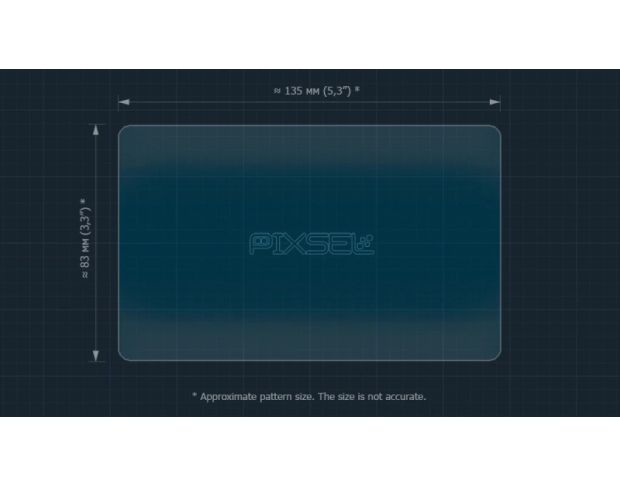 Захисне скло Pixsel на спідометр мотоцикла ZONTES ZT 350 GK 6.2“ (гібридне глянець)