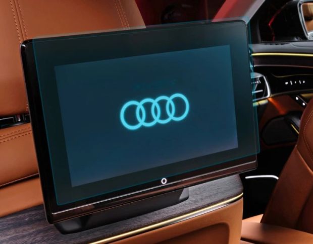 Защитное стекло Pixsel на задний монитор AUDI A8 / S8 12.9“ 2023 - (гибридное глянец)