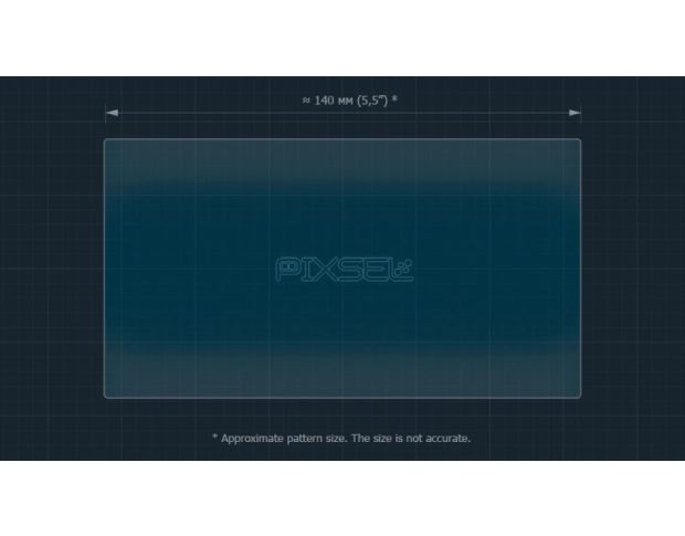 Захисне скло Pixsel на монітор AUDI Q5/SQ5 6.3“ 2012 - 2017 (гібридне глянець)