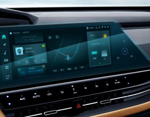 Защитное стекло Pixsel на монитор CHANGAN UNI-K 18.4“ 2025 - (гибридное мат)