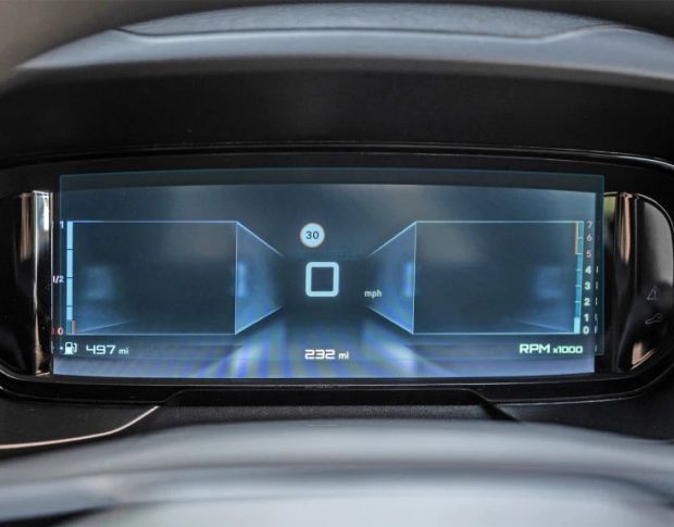 Защитное стекло Pixsel на приборную панель CITROEN BERLINGO 9.8“ 2024 - (гибридное глянец)