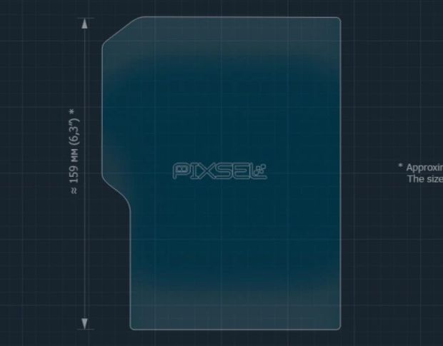 Захисне скло Pixsel на спідометр мотоцикла YAMAHA TENERE 700 7.9“ 2025 - (гібридне глянець)