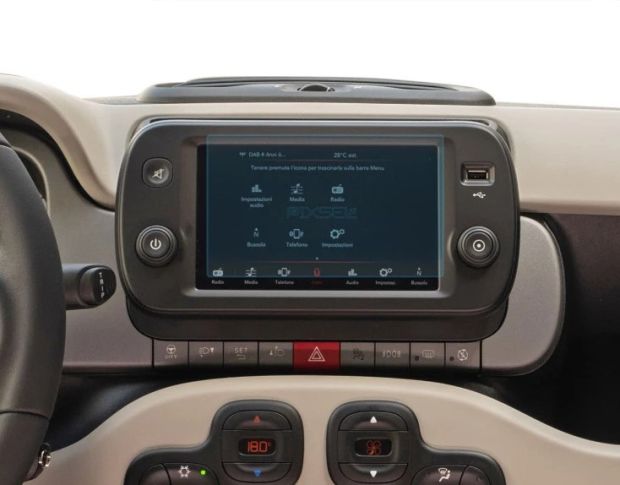 Захисне скло Pixsel на монітор FIAT PANDA 7.1“ 2021 - (гібридне глянець)
