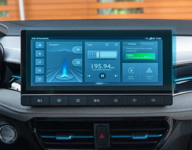 Защитное стекло Pixsel на монитор MG 5 EV 11.8“ 2022 - (гибридное глянец)