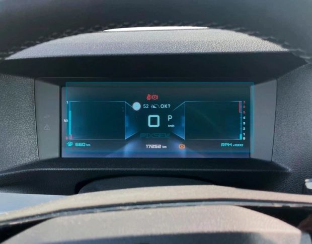 Захисне скло Pixsel на панель приладів CITROEN SPACETOURER 10.2“ 2024 - (гібридне глянець)