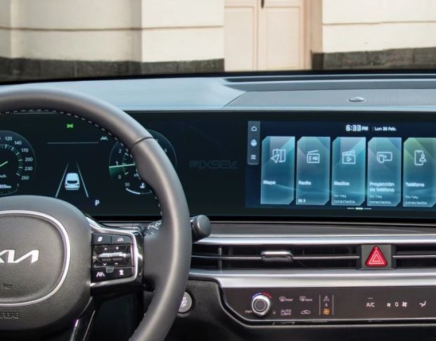 Захисне скло Pixsel на панель приладів KIA SORENTO 28.5“ 2024 - (гібридне глянець)