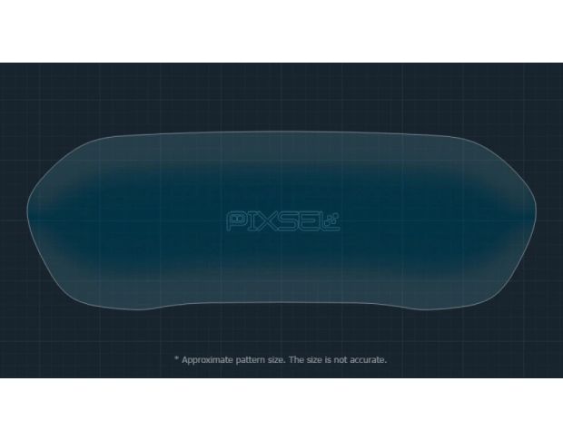 Защитное стекло Pixsel на приборную панель MG ZS 12.3“ 2024 - (гибридное мат)