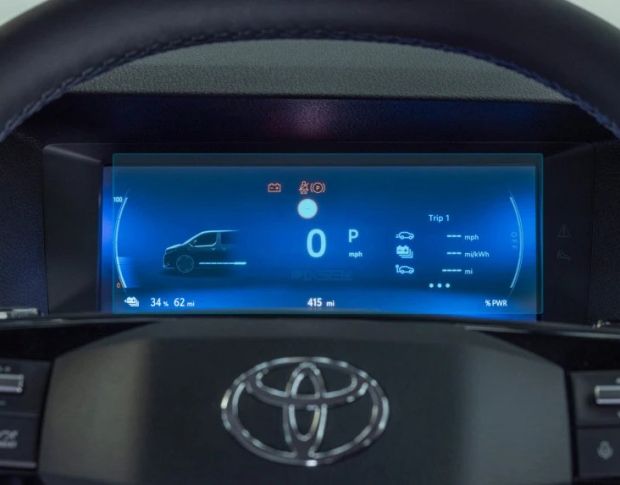 Защитное стекло Pixsel на приборную панель TOYOTA PROACE 10.2“ 2024 - (гибридное мат)