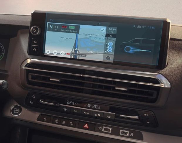 Захисне скло Pixsel на монітор PEUGEOT TRAVELLER 11“ 2024 - (гібридне мат)