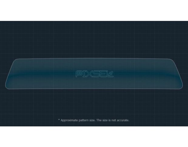 Защитное стекло Pixsel на приборную панель CHERY OMODA 5 33.2“ 2022 - (гибридное глянец)