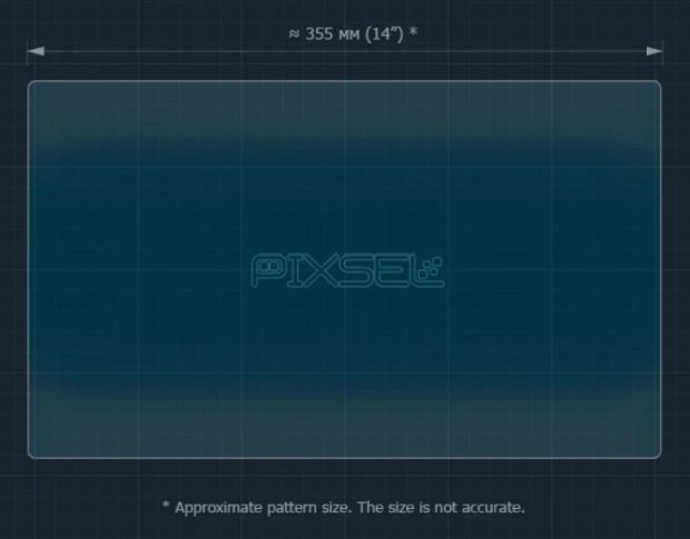 Защитное стекло Pixsel на монитор DENZA D9 16.3“ 2022 - (гибридное мат)