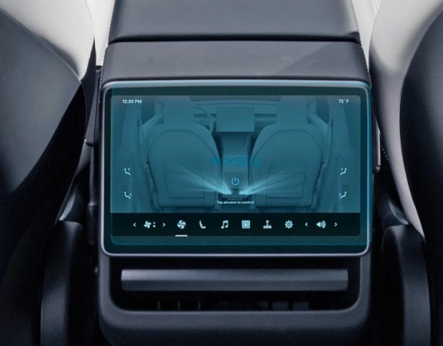 Захисне скло Pixsel на задній клімат-контроль TESLA MODEL Y 8.7“ 2025 - (гібридне мат)