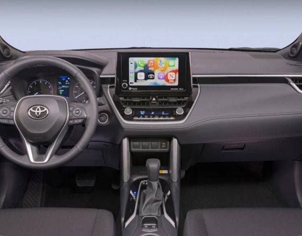 Захисне скло Pixsel на монітор TOYOTA COROLLA CROSS 10.3“ 2021 - (гібридне глянець)