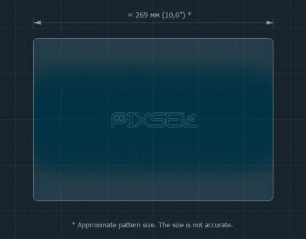 Защитное стекло Pixsel на монитор TOYOTA LAND CRUISER 300 12.8“ 2021 - 2024 (гибридное мат)