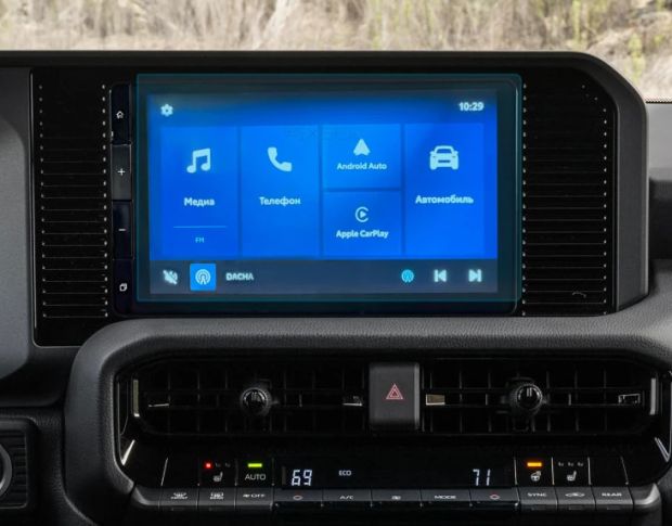 Захисне скло Pixsel на монітор TOYOTA PRADO 10.3“ 2024 - (гібридне мат)