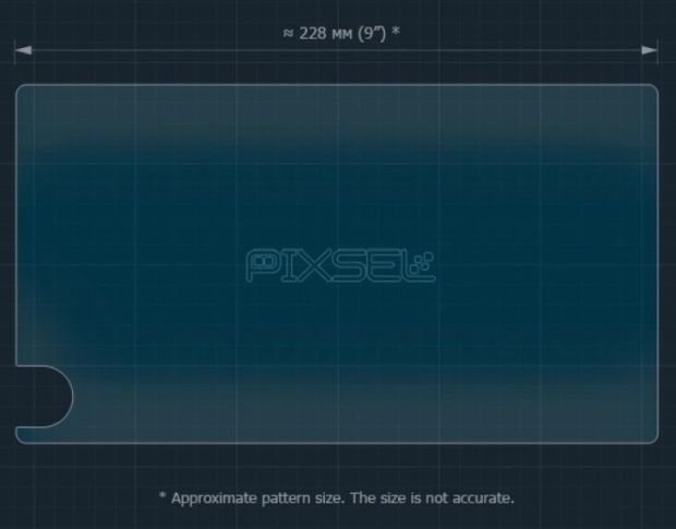 Захисне скло Pixsel на монітор TOYOTA HILUX 10.3“ 2024 - (гібридне глянець)