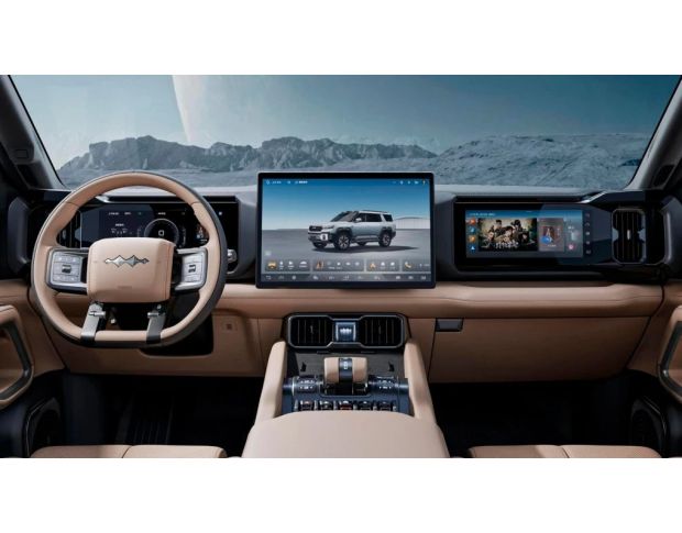 Захисне скло Pixsel на монітор BYD LEOPARD 8 18“ 2024 - (гібридне мат)