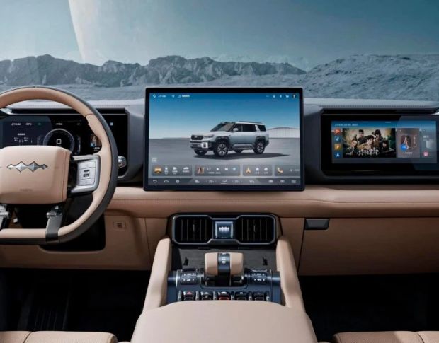 Захисне скло Pixsel на монітор BYD LEOPARD 8 18“ 2024 - (гібридне мат)