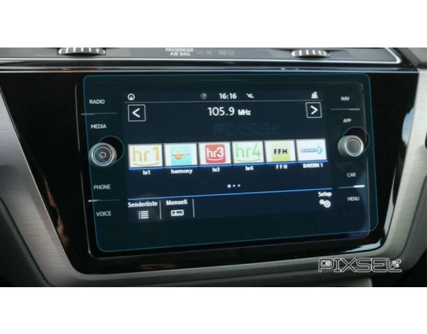 Защитное стекло Pixsel на монитор VOLKSWAGEN TOURAN 10.9“ 2022 - (гибридное мат)