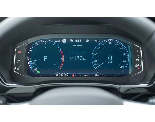 Защитное стекло Pixsel на монитор VOLKSWAGEN TOURAN 9.9“ 2022 - (гибридное глянец)